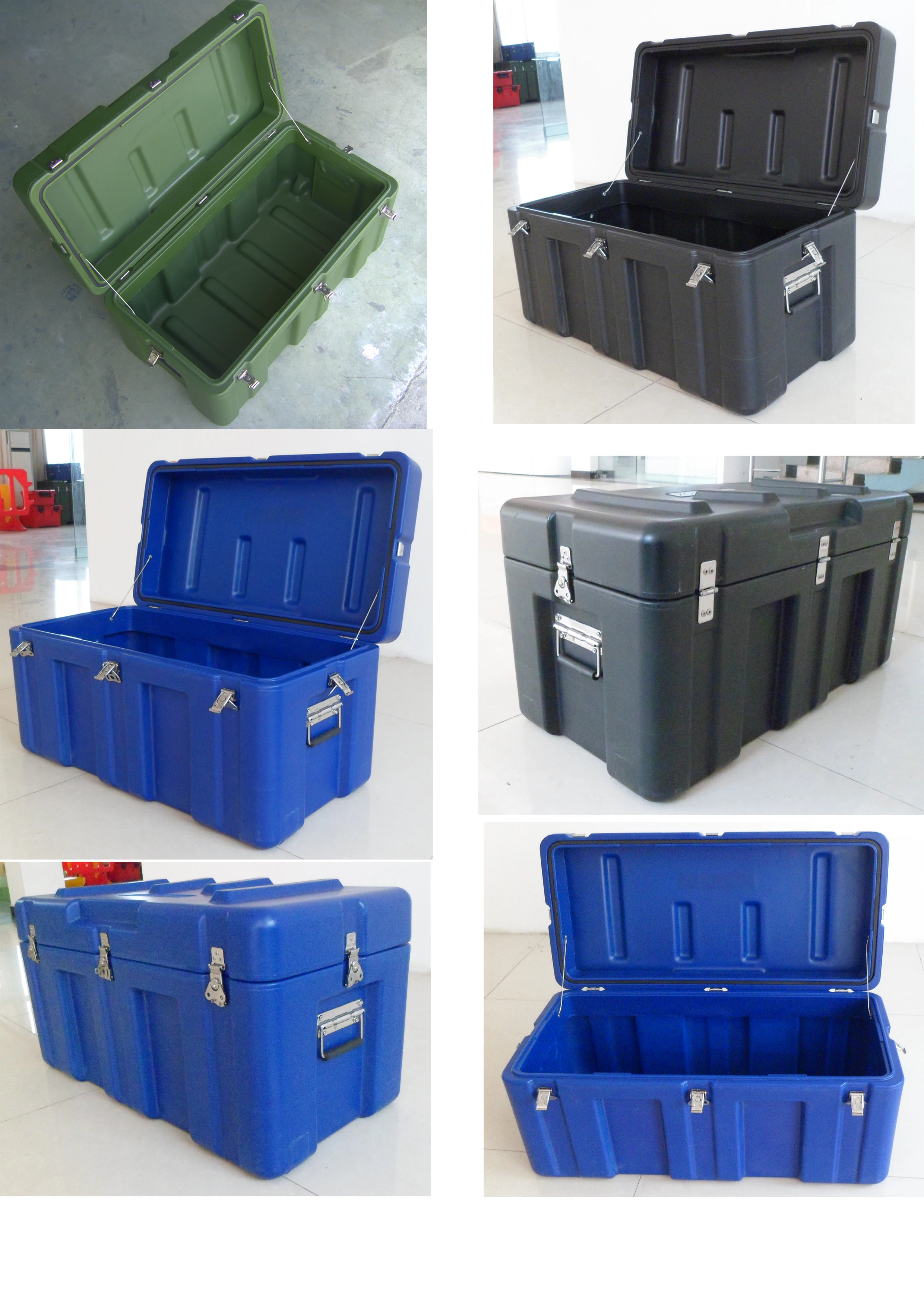 
Roto molding storage box plastic military case 