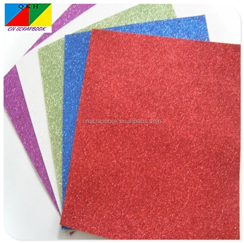 
silver glitter paper/glitter cardboard 