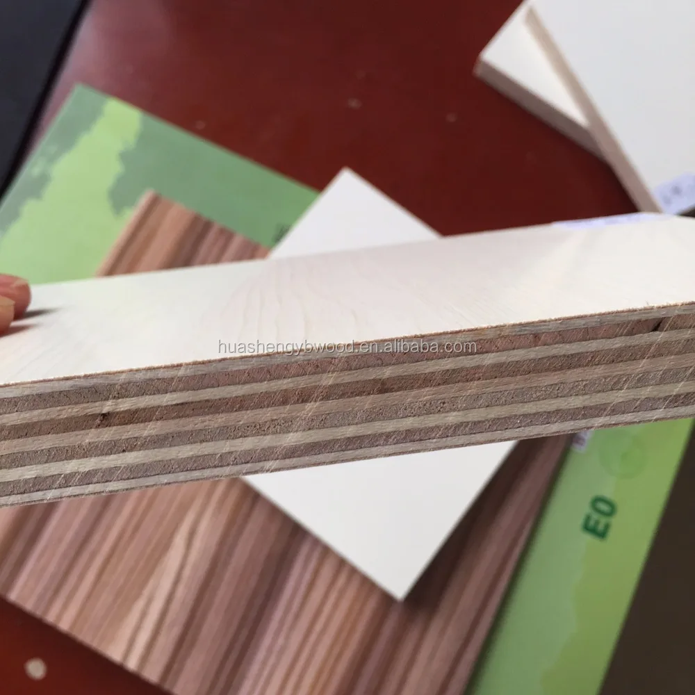 
17mm eucalyptus core melamine faced plywood for furniture 