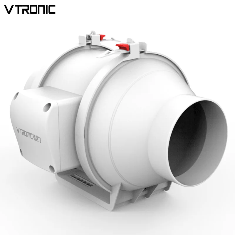 Vtronic 4 Inch Silent Split Pipe Ventilation Kitchen Duct Fan