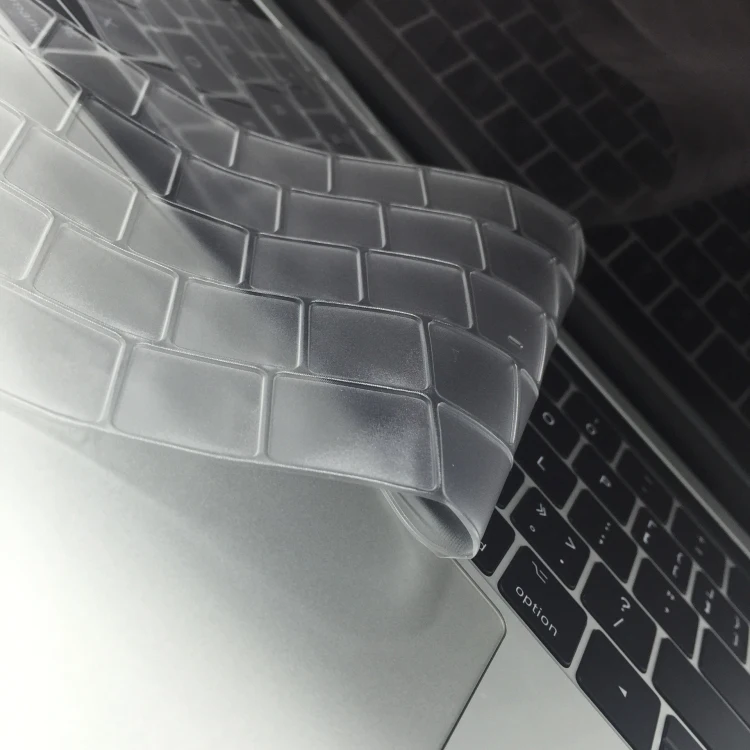 Высококачественный прозрачный защитный чехол для клавиатуры из ТПУ для Macbook Air Retina Pro 11 12 13 15