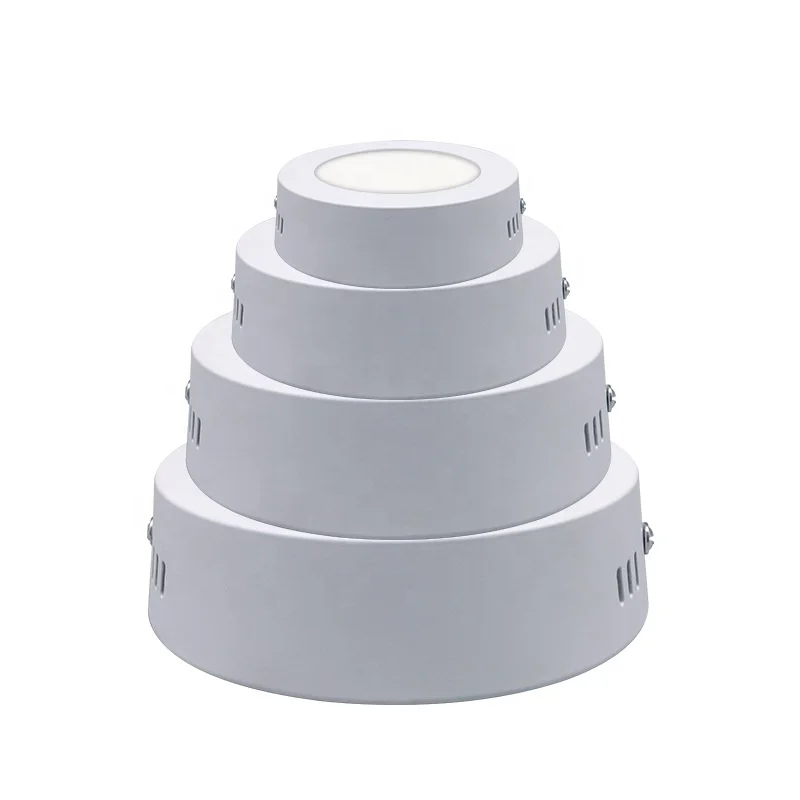 6W ,12W ,18W ,24W Surface mounted installation ceiling lamp led round panel lights