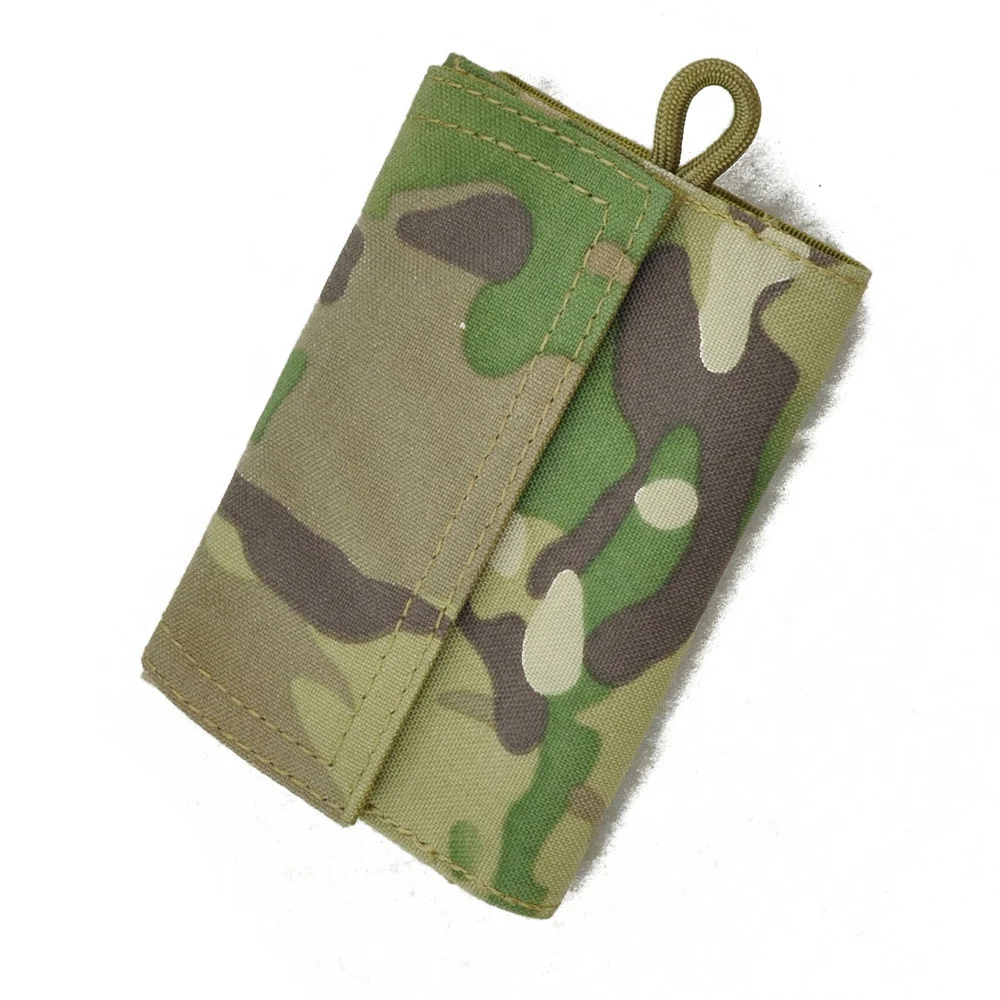 Tactical mens Tri-Fold Nylon wallet purse for ID card and Credit Card Organizer