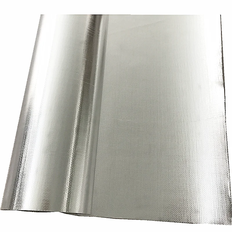 Fire Resistant Cloth Double Sided Aluminum Foil Fabric Glass Fiber Cloth Coated for fireproof
