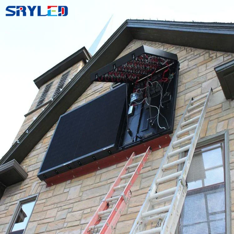 High Brightness P3 P4 P5 Outdoor Wall Mounted Waterproof LED Display Panel Front Service Advertising LED Screen