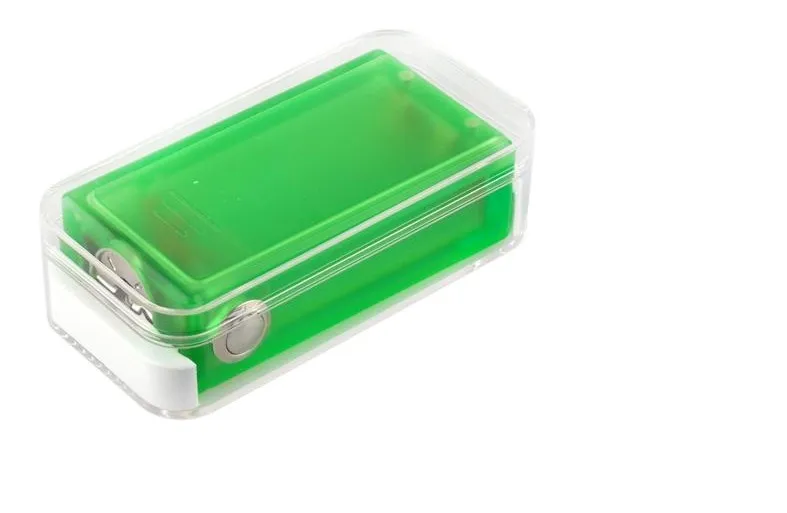 Newest small size clear mini abs box mod, ABS mini mech mod for crazy