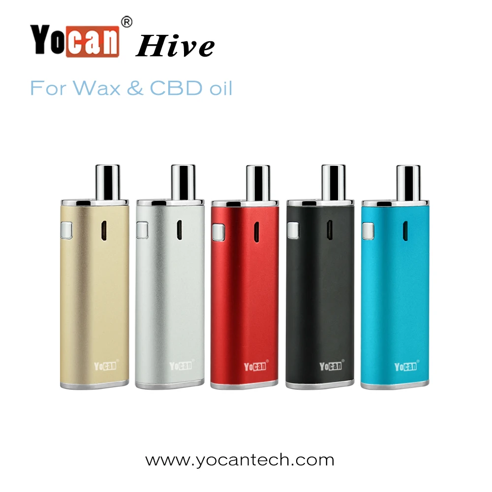 
2017 New Quit Smoking Machine Yocan Hive magnetic connection wax atomizer tank/glass cbd tank 