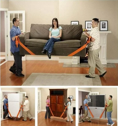 2018 Best quality sofa TV bed furniture moving lifting straps