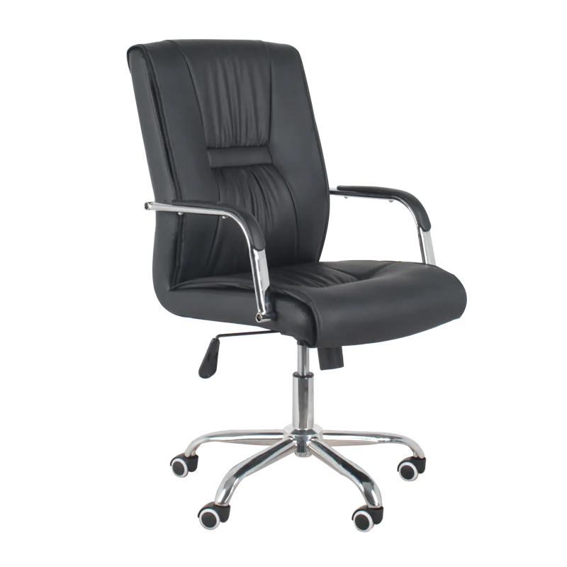 Металлическая кожа бабочка МЕХАНИЗМ рукоятка истинное сиденье концепция кожаный стул для офиса