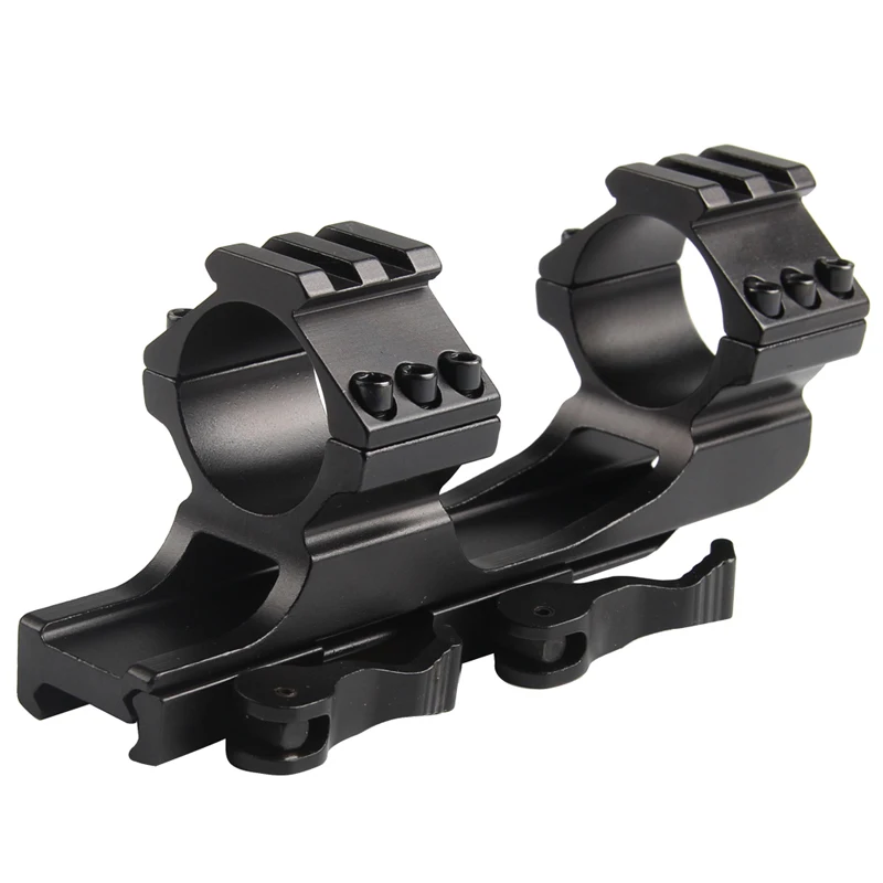 
25.4mm Double Scope Rings QD Quick Release Cantilever Mounts For Rifles Indicator Kit Scope Mount Ring Riflescope 