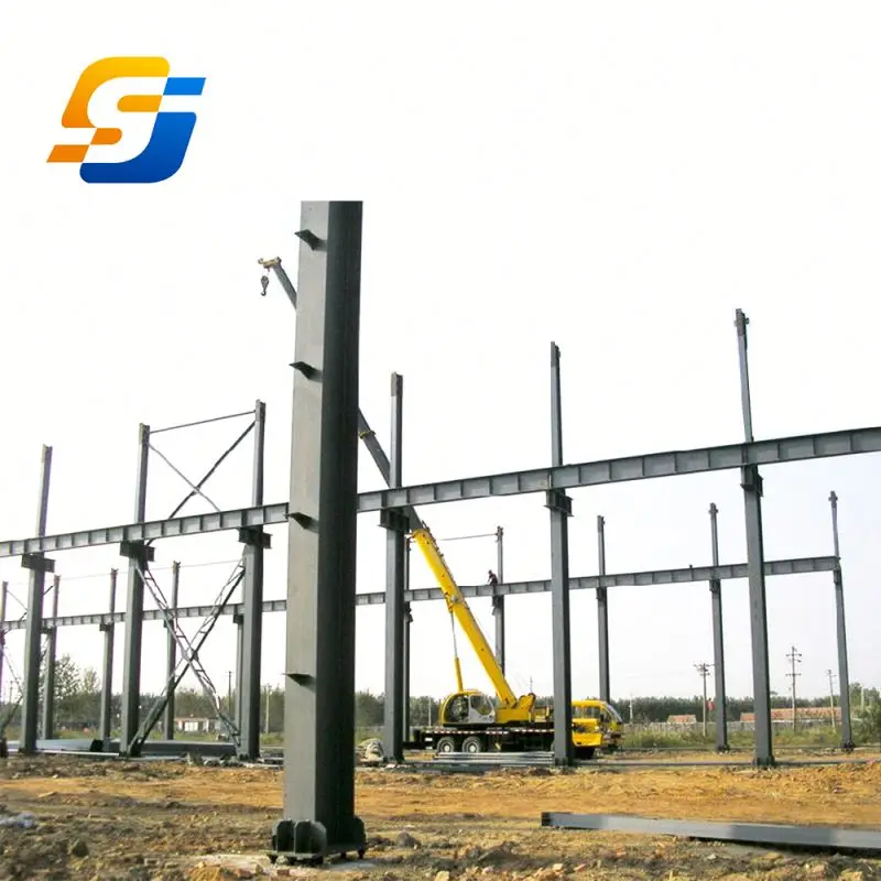 Manufacture Light Modern Steel structure fabrication prefabricated Frame Modular Workshop Warehouse Building