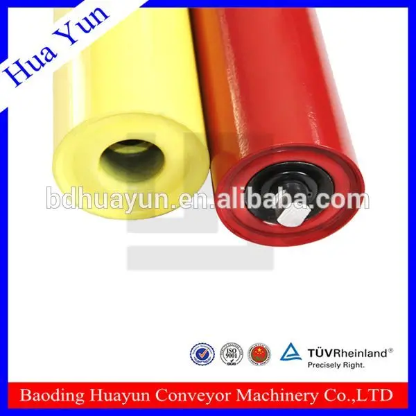 Red gravity conveyor roller manufacture in Baoding near Beijing