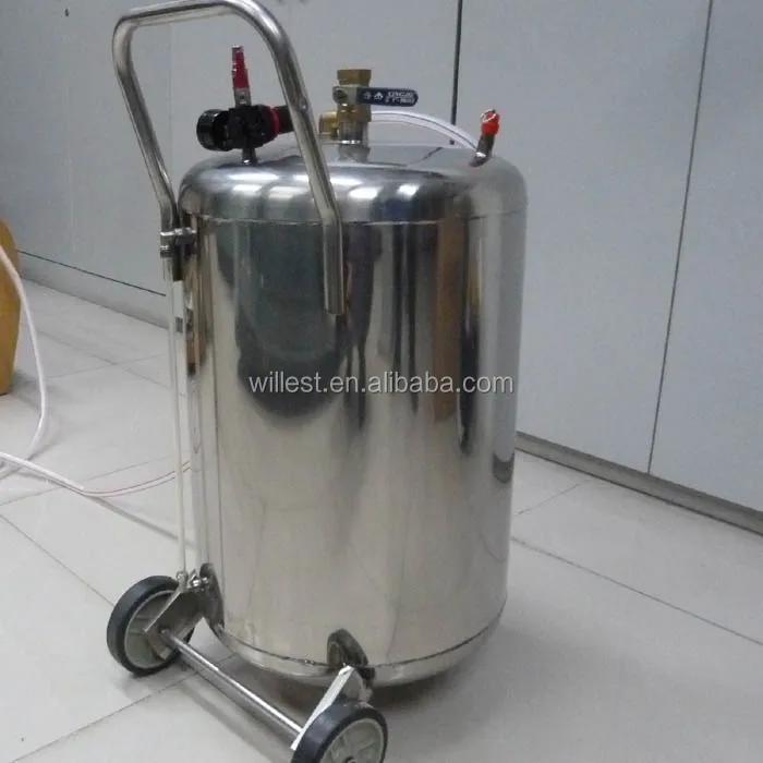 50 litre stainless steel foam generating sprayer HUTZ mobile car wash foam tank machine FC50S01 FC50S02 foam generator cleaner