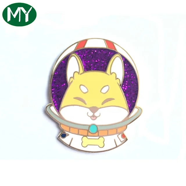 China manufacturers pink girl custom lapel pins hard enamel