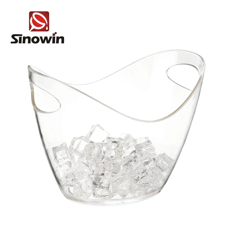 Beer  Cooler Bar Wine Ice Buckets Customized Plastic Ice Bucket for Promotion Gift