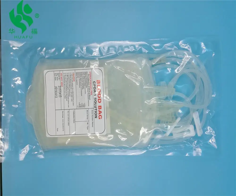 multi Single Double Sterile Medical Disposable infusion Blood Bag 250ml 300ml 350ml 450ml 500ml