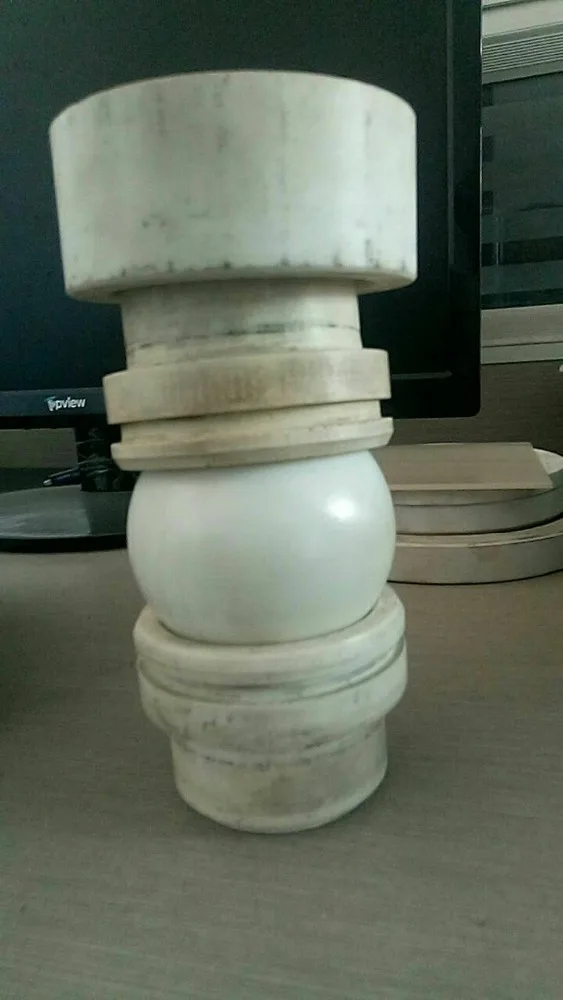 
Fully lined ceramic ball valve for different sizes 