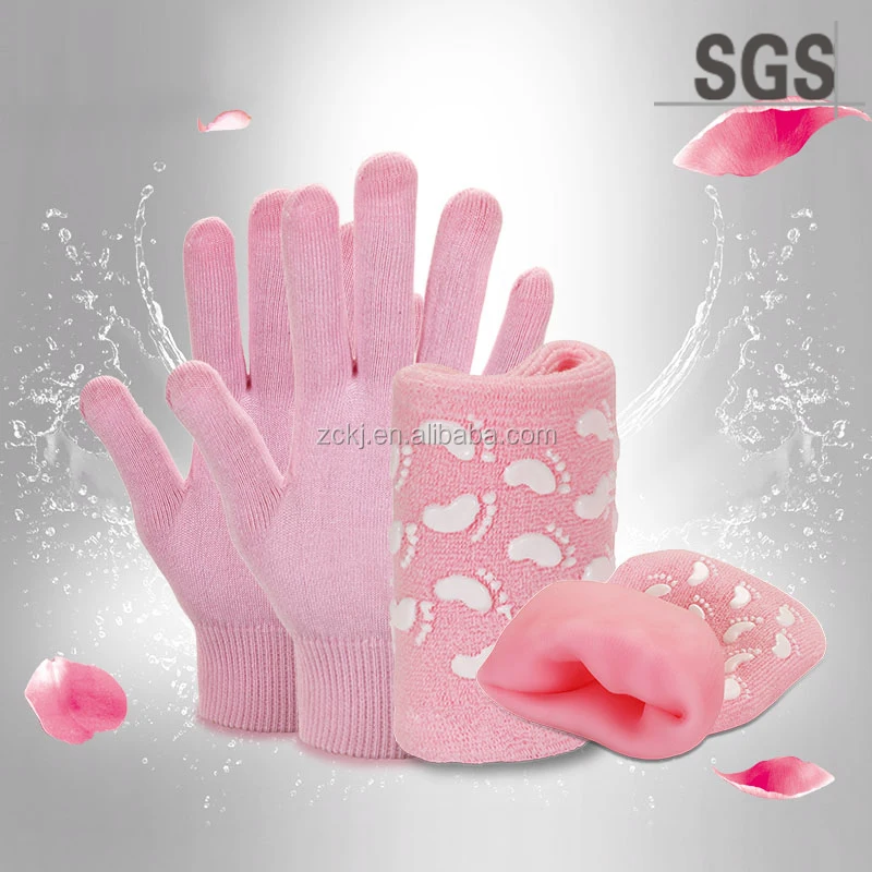 New style hot selling gel spa gloves and gel spa sock for skin beauty