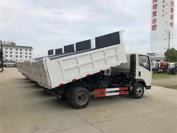 Best price Howo 5 tons dump truck 116HP Small dump truck for sale