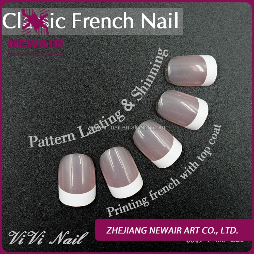 
Wholesale french false nail acrylic french fake nails factory supplier 