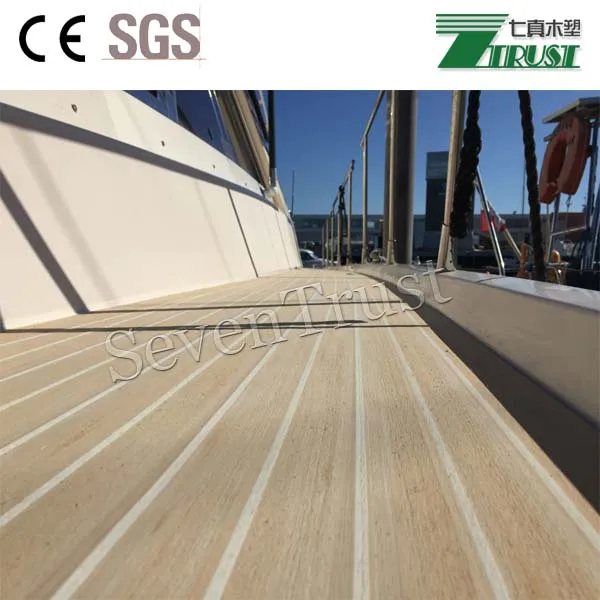 Stripe Easy-install Soft Laminate Pvc Boat Decking