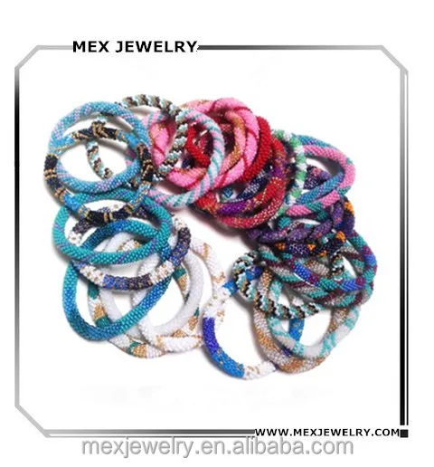 Wholesale Nepal Glass Beaded Bracelets for Women
