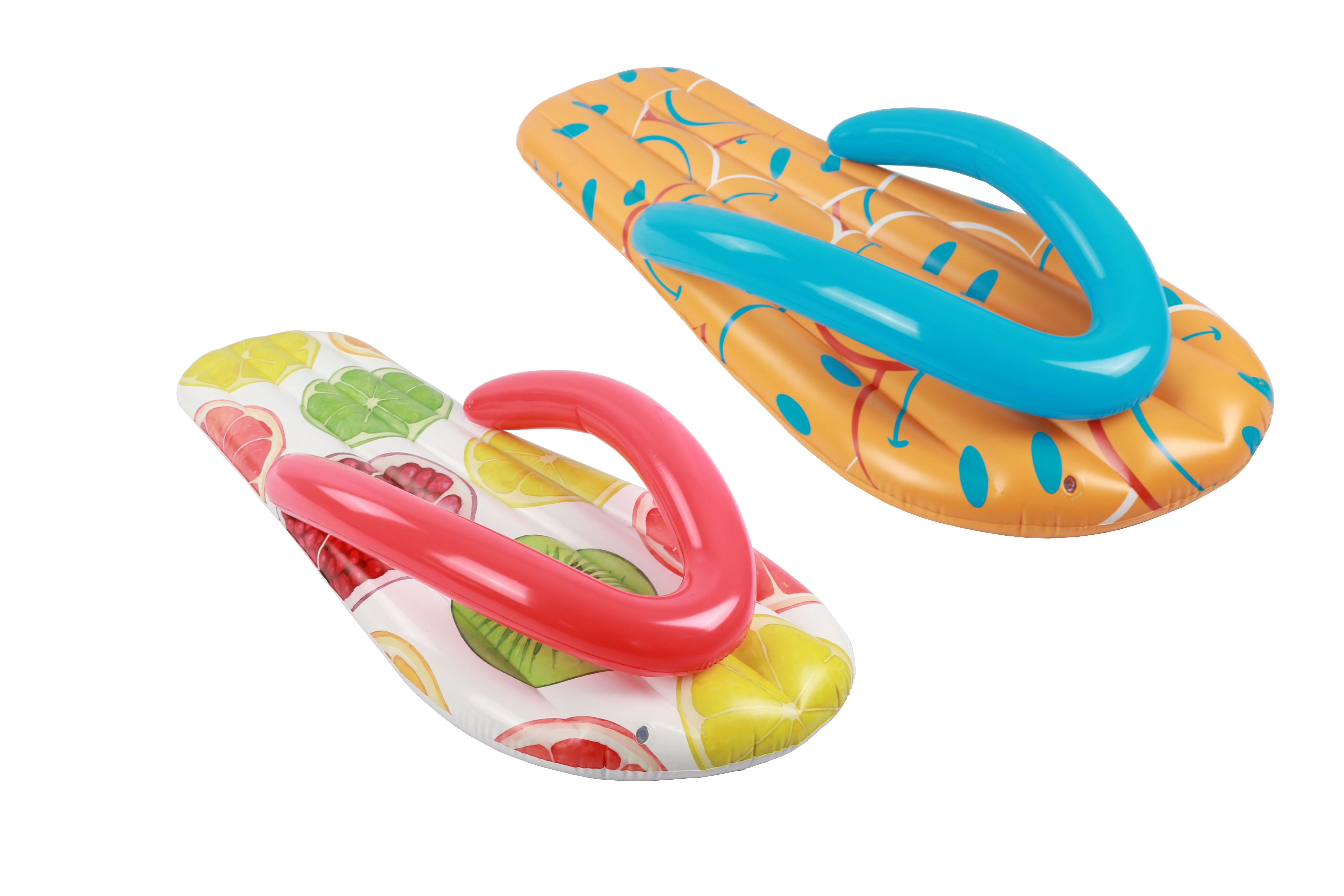 New design ODM inflatable pool flip-flops floats for adults