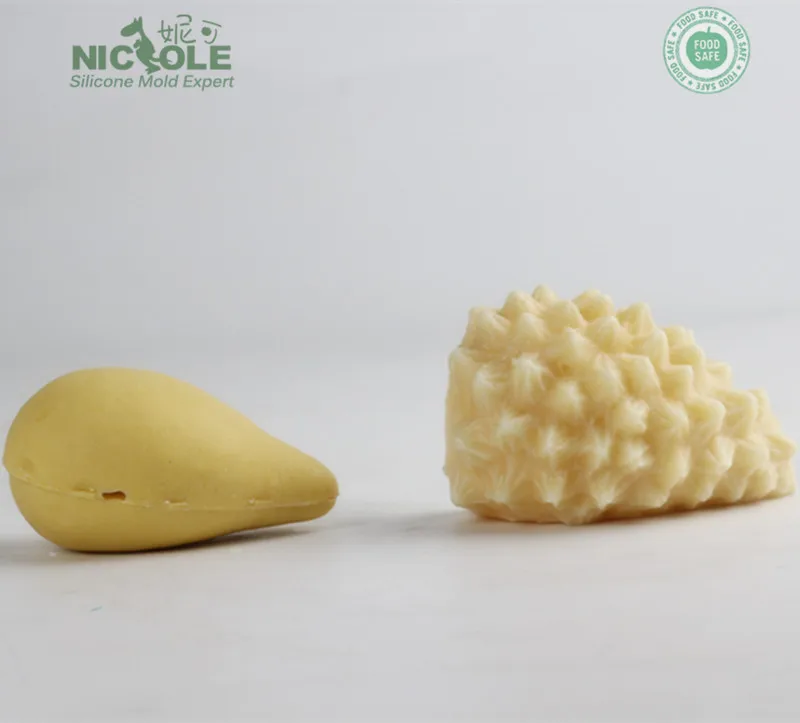 Nicole New 3D DIY Durian Silicone Cake Molds Custom Silicone Molds Making Molds