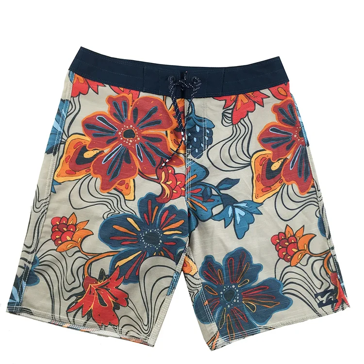 Модные быстросохнущие мужские шорты для плавания с сублимационным принтом