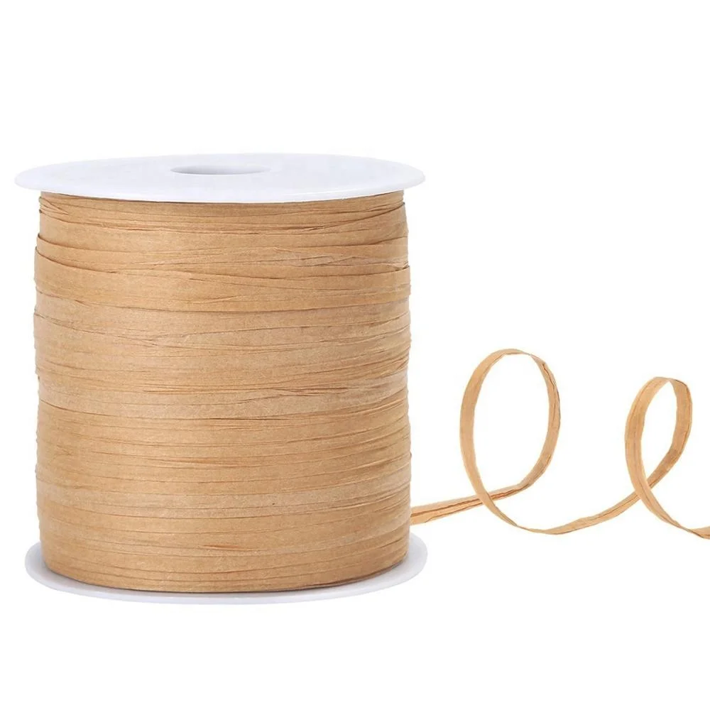 Wholesale sale high quality Rayon Raffia Material  ribbon packing paper custom ribbon
