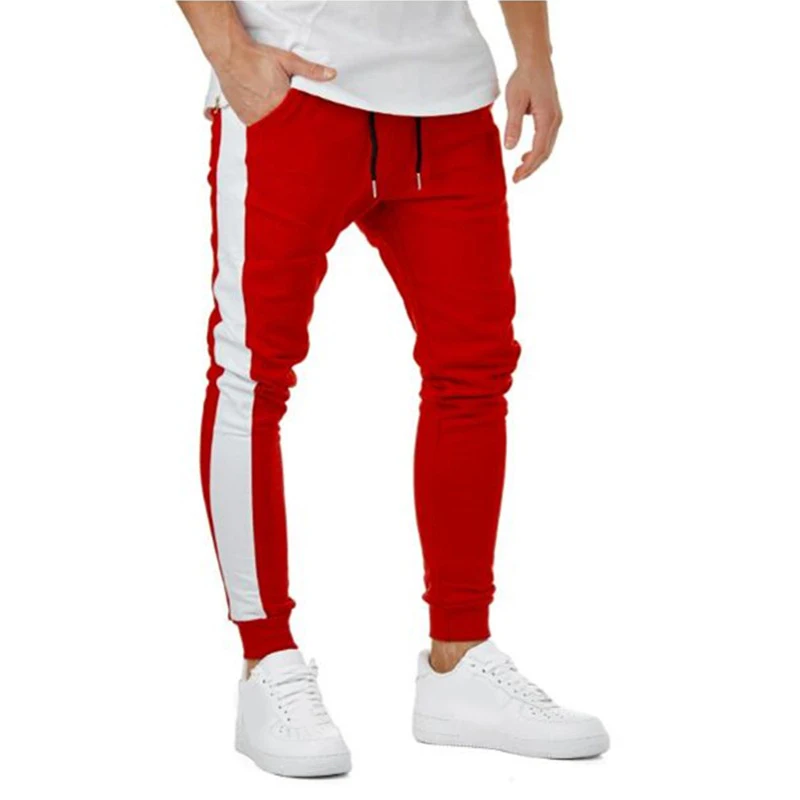cheap hot sale top quality t Polyester apered hip hop mens slim fit sweatpants