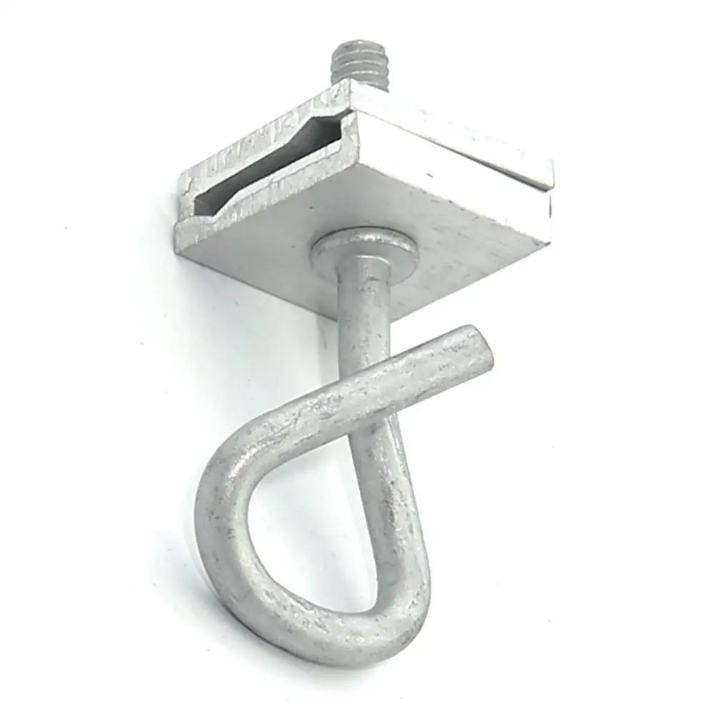 Wholesale Drop Wire Aluminium Q type hook Span Clamp for Power and Fiber Optic ADSS Cable Clamp
