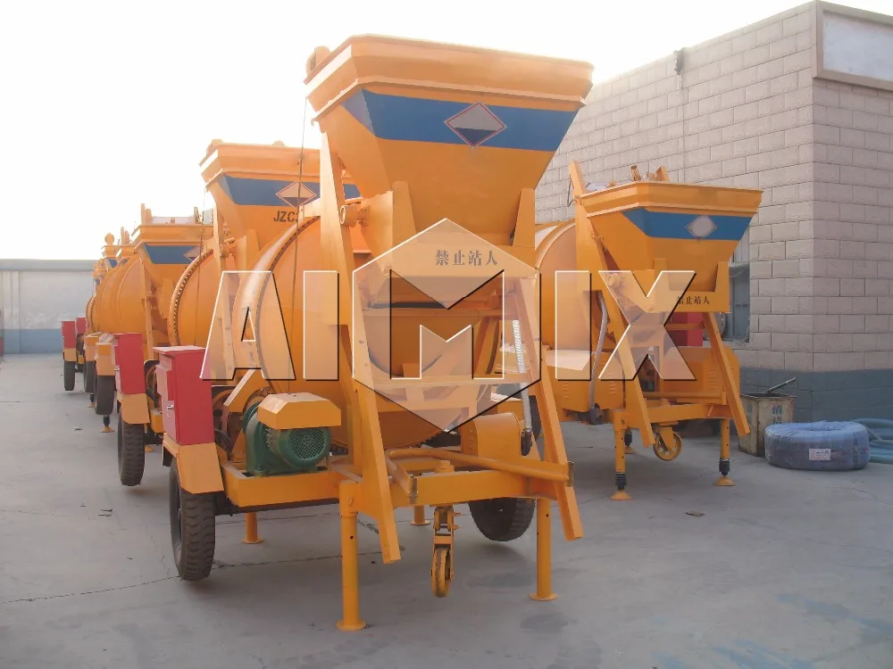 Mixer portable 350liter industrial cement mixer mobile concrete mixer with lift