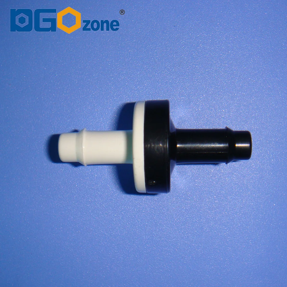 ABS 1/4' white and black plastic check valve mini check valve silicone check valve