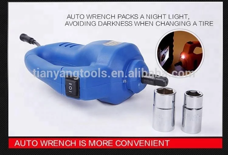 High Quality CE ISO Portable Durable 3T OEM Electric Screw Scissor Car Jack and Electric Impact Wrench DC 12V for Quick Repair