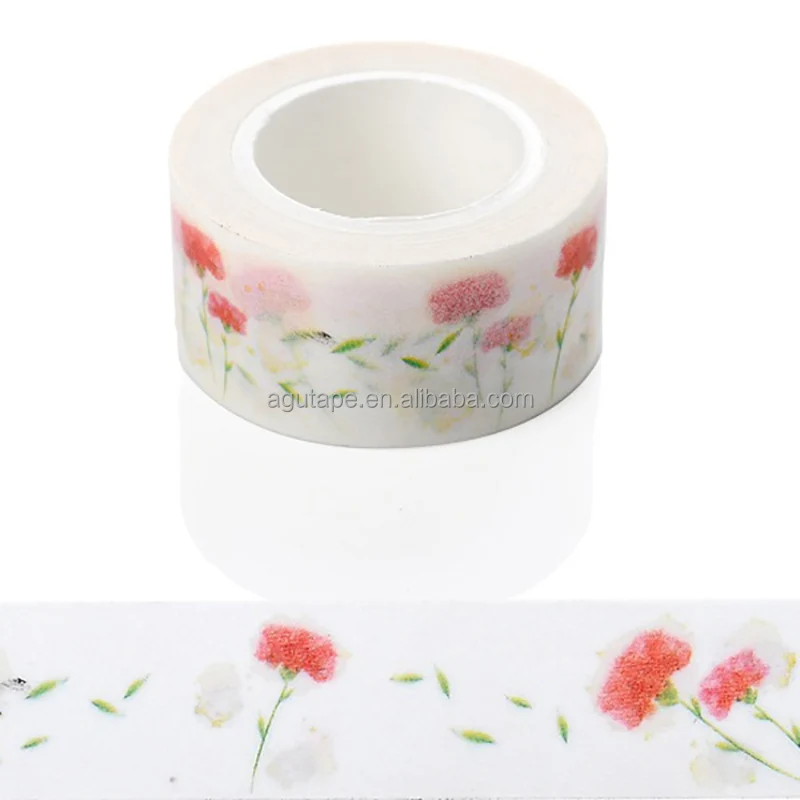 Рисовая лента washi красивый дизайн 2 см X 10