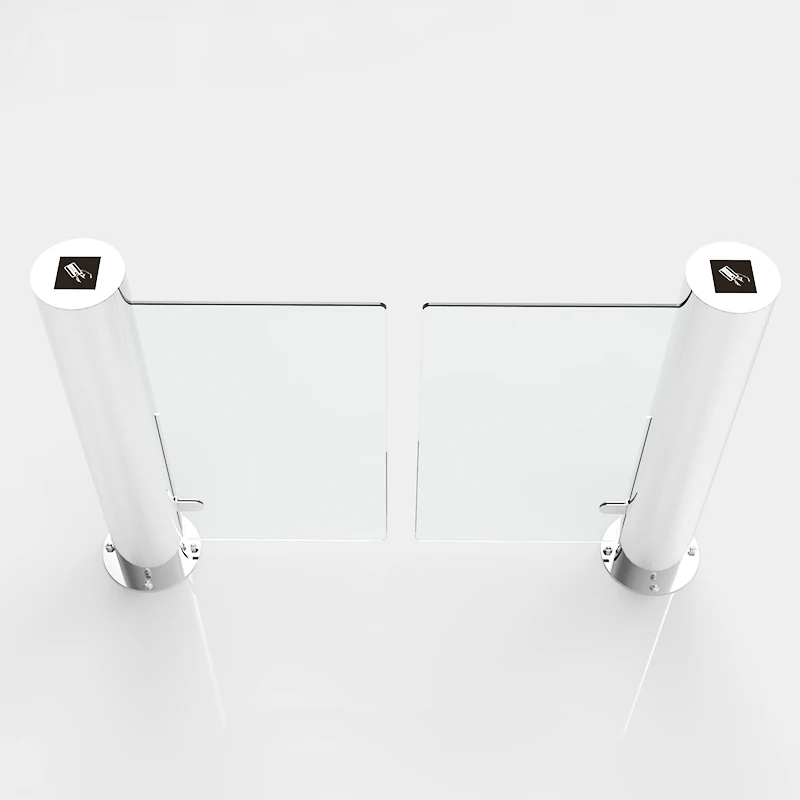 RFID card reader безопасности контроля доступа стекло качели турникет для офисного