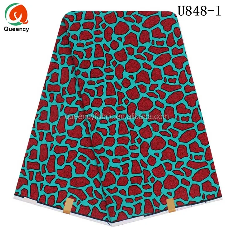
Queency 6 Yard 2018 Hot Wholesale Africa Print Wax Cotton Ankara Fabric 