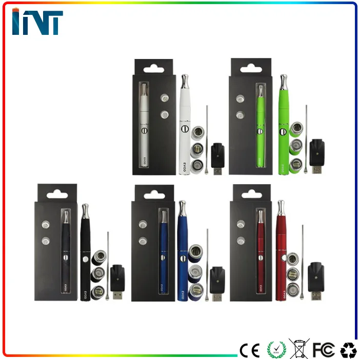 
OEM Manufacturer e cigarette new 3-in-1 vaporizer pen dry herb and wax vaporizer pen wholesale 