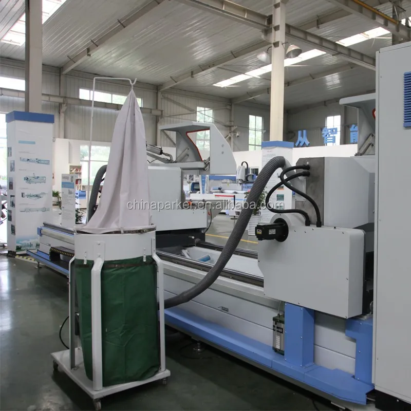 Aluminum Profile 3 Axis CNC Any Angle Double Head Cutting Saw