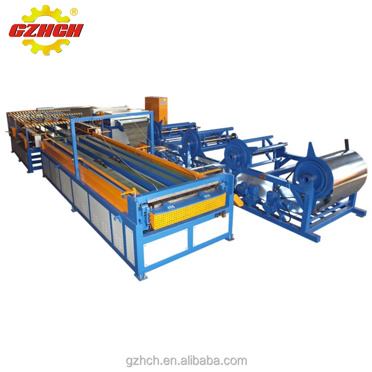 HVAC equipment duct auto Line VI , square duct manufacturing machine