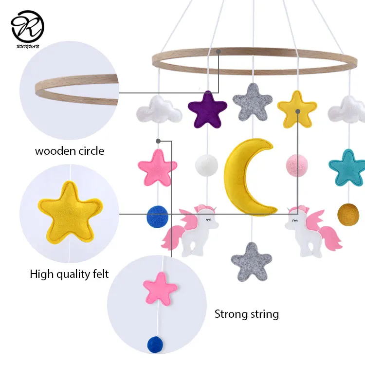 
Baby Crib Mobile toy Mountains Baby Mobile 