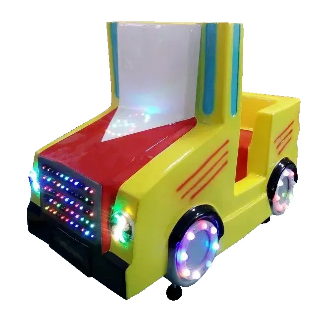 Indoor And Outdoor Amusement Park Electric Kiddie Ride On Game Machine Car