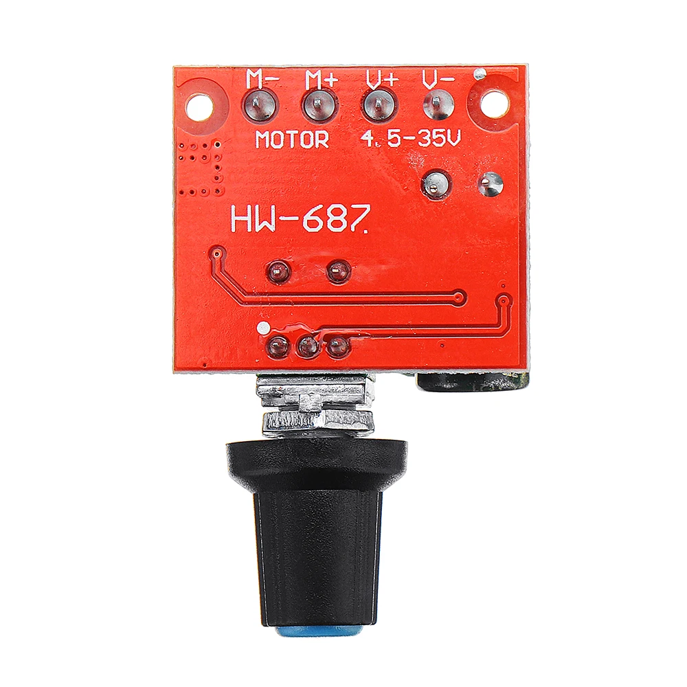 Mini DC Motor PWM Speed Controller 4.5V-35V LED Dimmer Switch