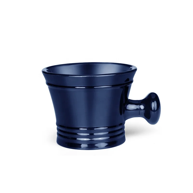
JDK Personalized Plastic Shaving Mug Bowl Black Shaivng Soap Bowl 