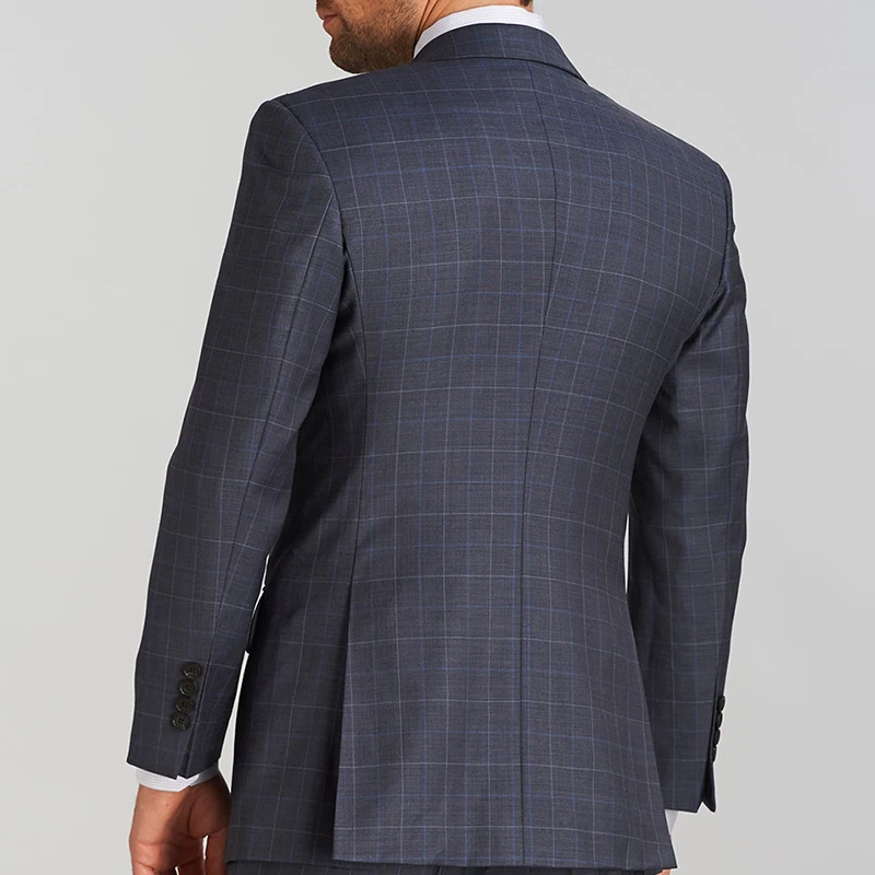 New Fashion Light Blue Coat Pant Men Suit Latest Design Coat Pant Men Suit