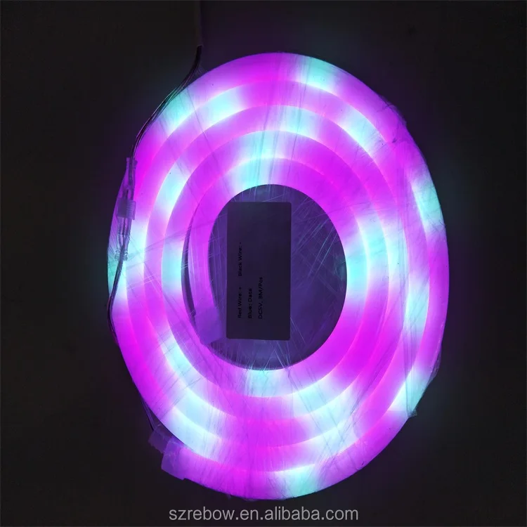 Pixel led 60LEDs 5V Neon Flex Digital Programmable dmx rgb led tube