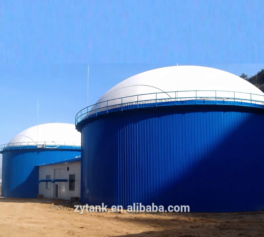 BSL High quality glass fused bolted anaerobic reactor for biogas project