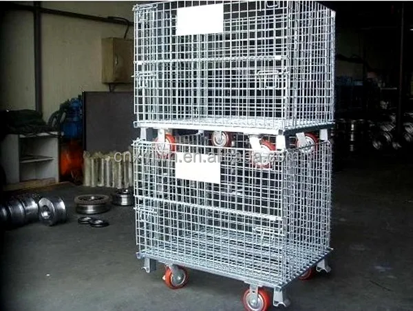 metal storage cages with 4 wheels