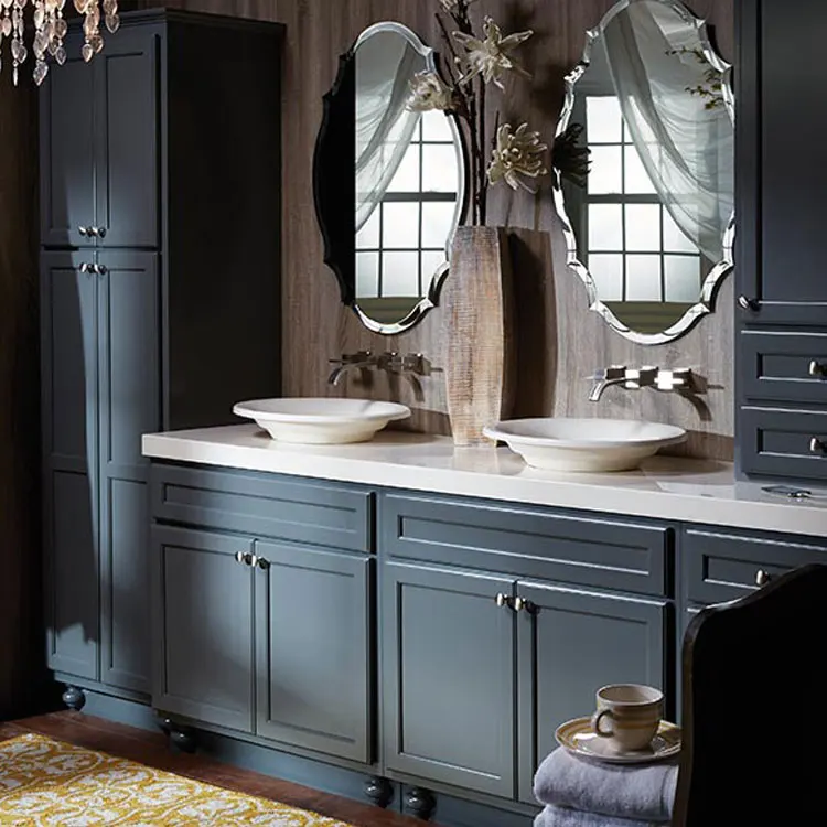 
Bathroom vanity modern design double sink bathroom vanity with lights bathroom 